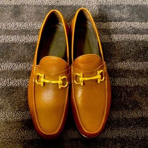 Used Ferragamo dress shoes in excellent condition.